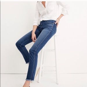 Madewell slim straight jeans